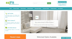 Desktop Screenshot of ezifitblinds.ie