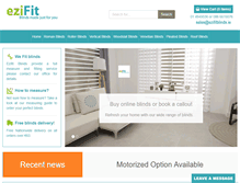 Tablet Screenshot of ezifitblinds.ie